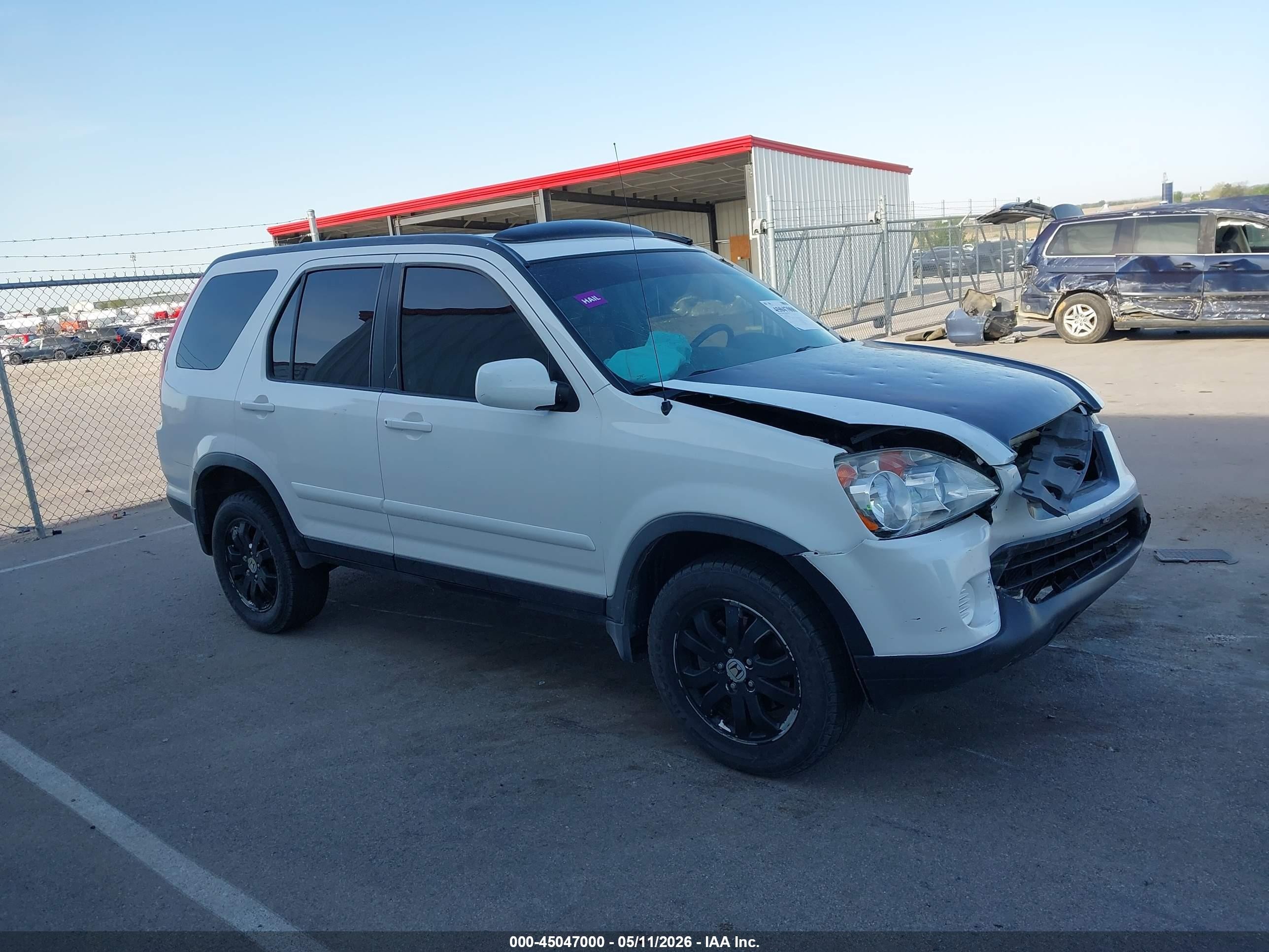 2006 Honda Cr-v Se White vin: JHLRD78946C048411