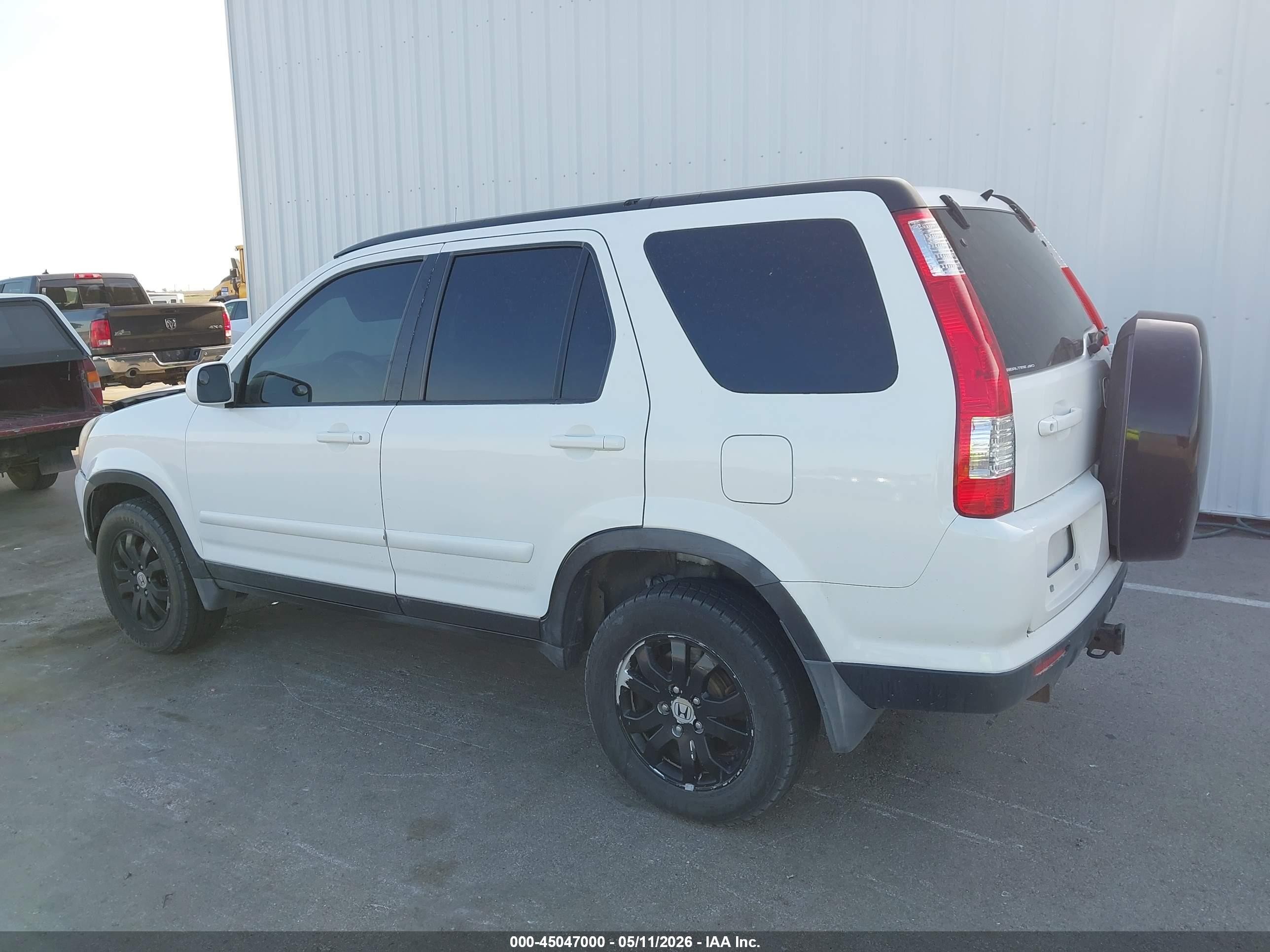 2006 Honda Cr-v Se White vin: JHLRD78946C048411