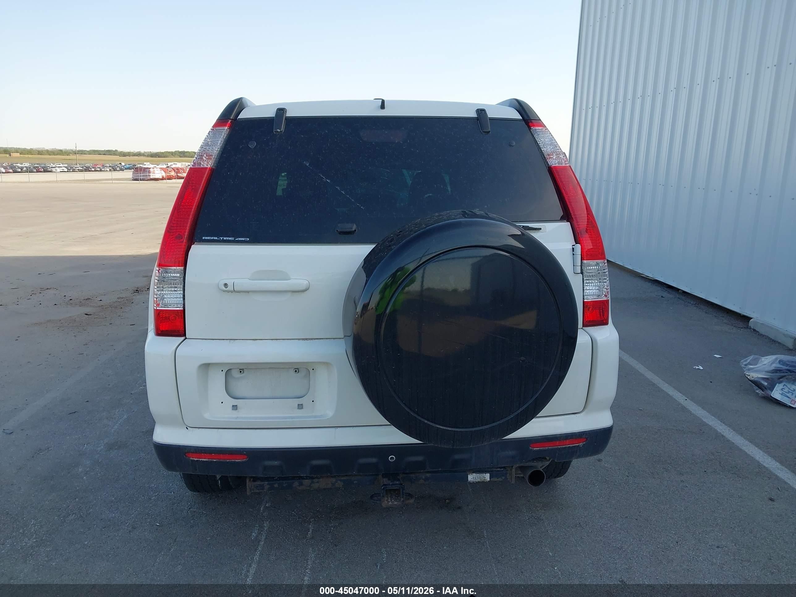 2006 Honda Cr-v Se White vin: JHLRD78946C048411