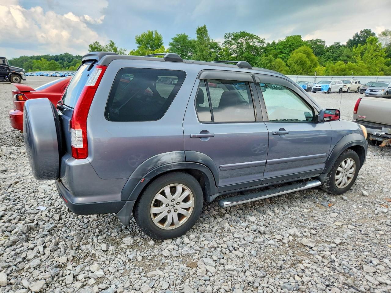 2005 Honda Cr-v Se Gray vin: JHLRD78955C032331