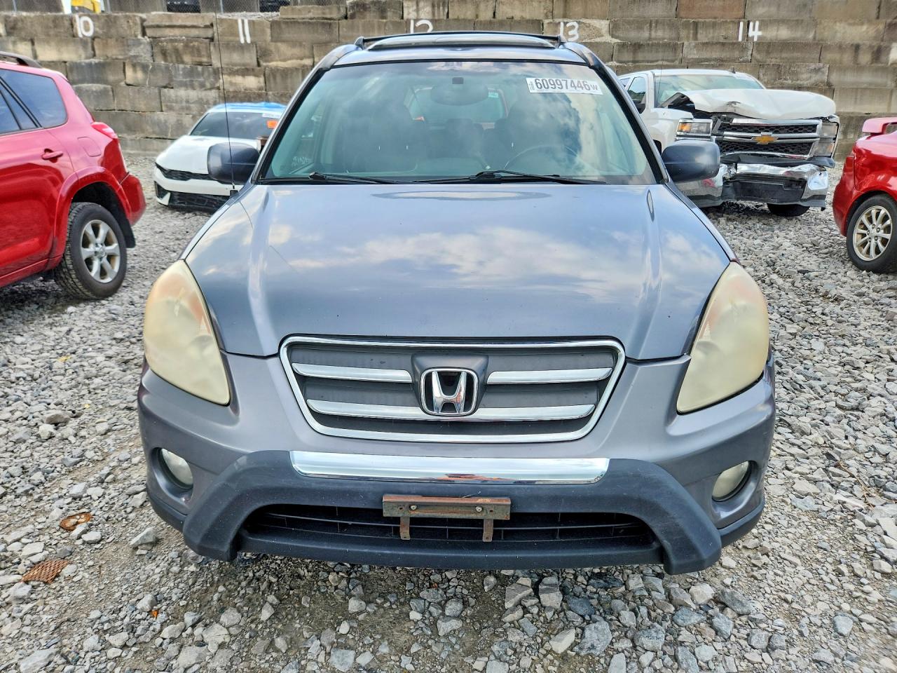 2005 Honda Cr-v Se Gray vin: JHLRD78955C032331