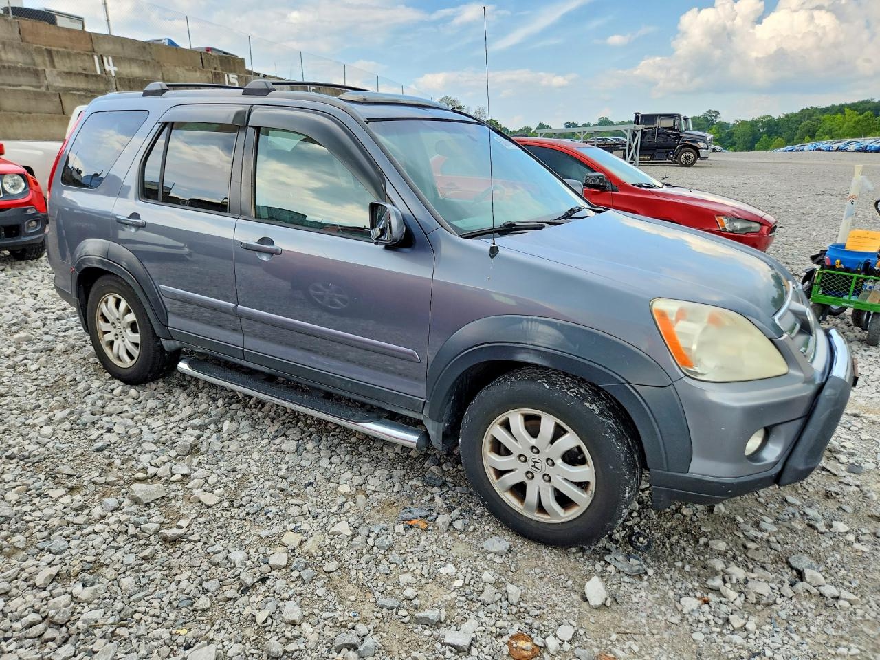 2005 Honda Cr-v Se Gray vin: JHLRD78955C032331