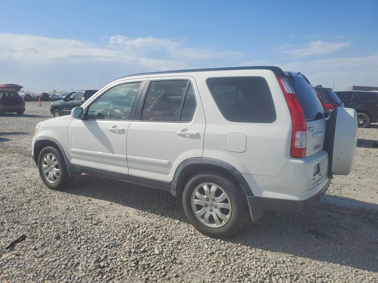 2006 Honda Cr-v Se White vin: JHLRD78956C060969