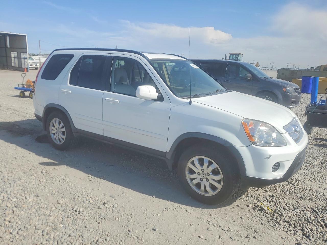 2006 Honda Cr-v Se White vin: JHLRD78956C060969