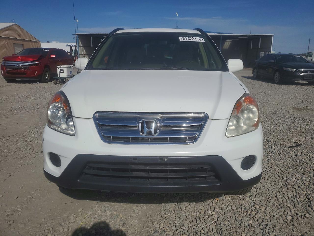 2006 Honda Cr-v Se White vin: JHLRD78956C060969