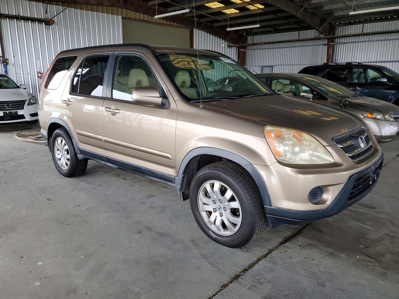 2006 Honda Cr-v Se Gold vin: JHLRD78956C062320