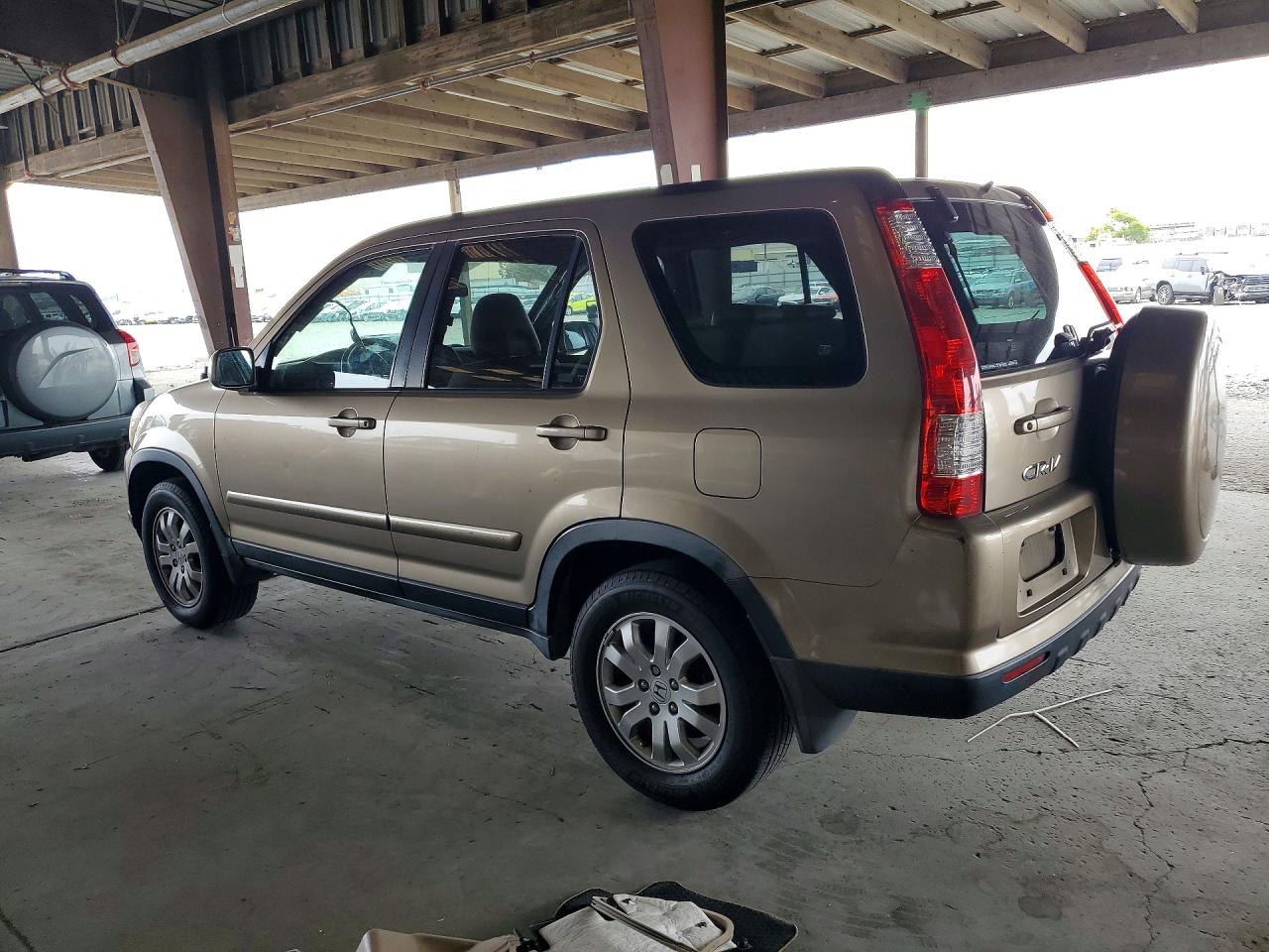 2006 Honda Cr-v Se Gold vin: JHLRD78956C062320