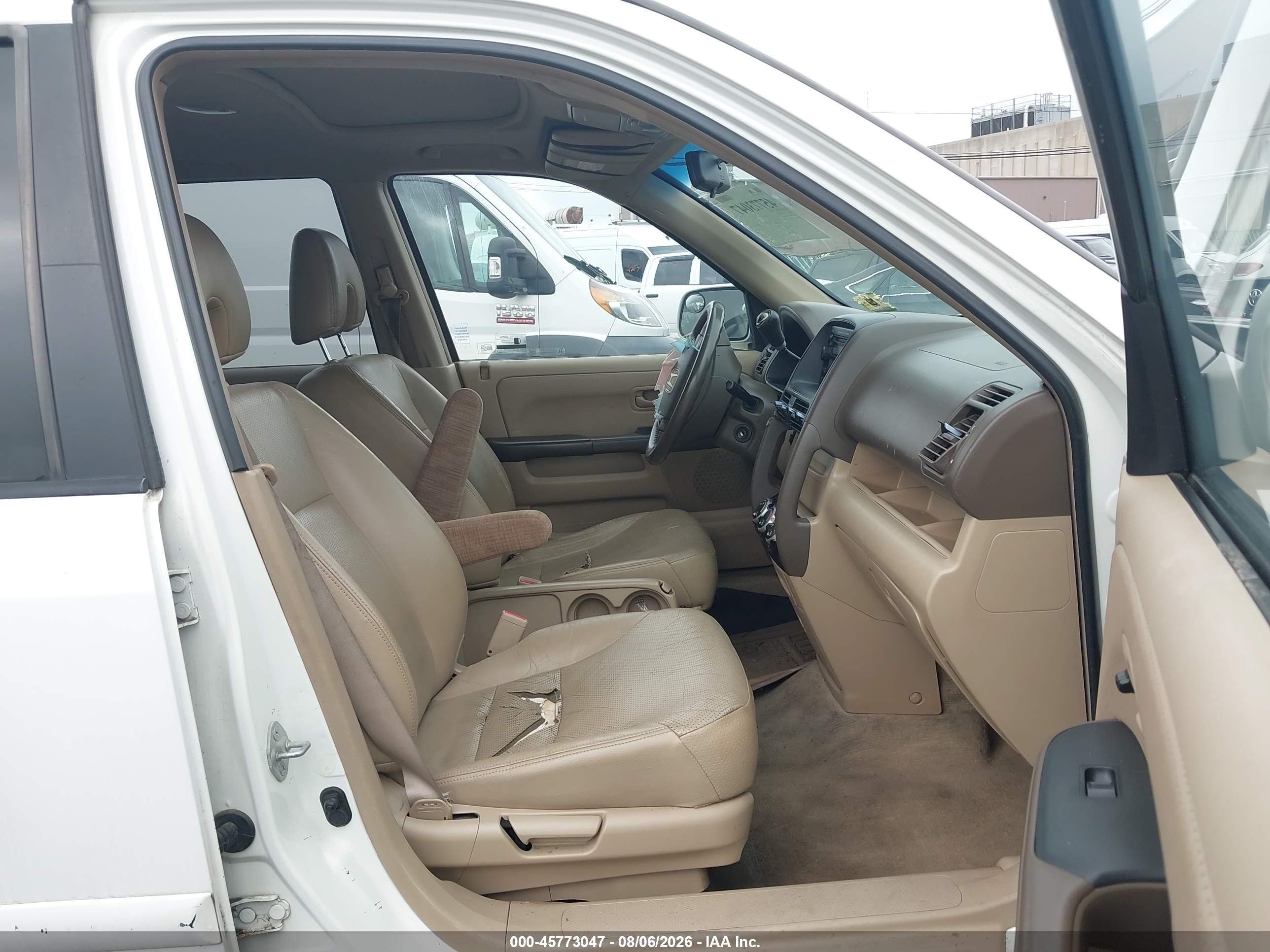 2005 Honda Cr-v Se White vin: JHLRD78965C024352