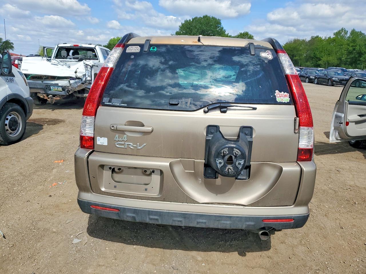2006 Honda Cr-v Gold vin: JHLRD78966C014860