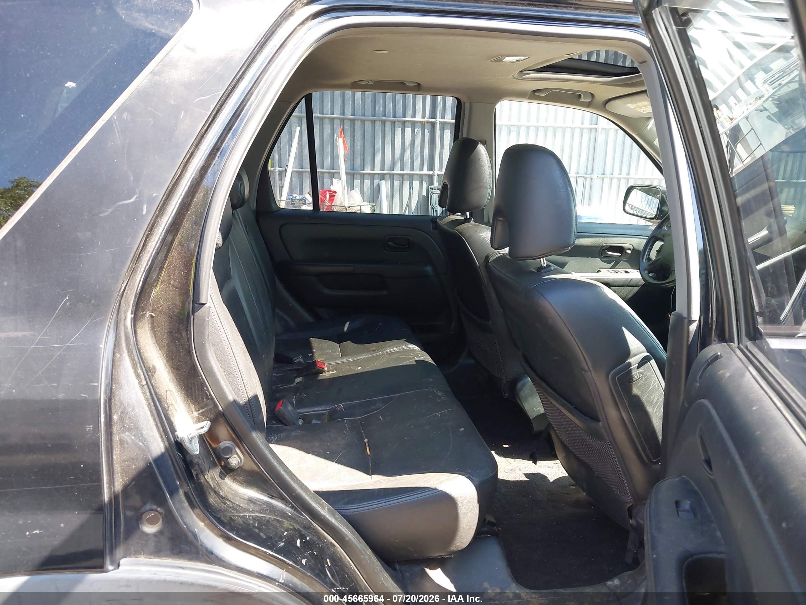 2006 Honda Cr-v Se Black vin: JHLRD78966C044280