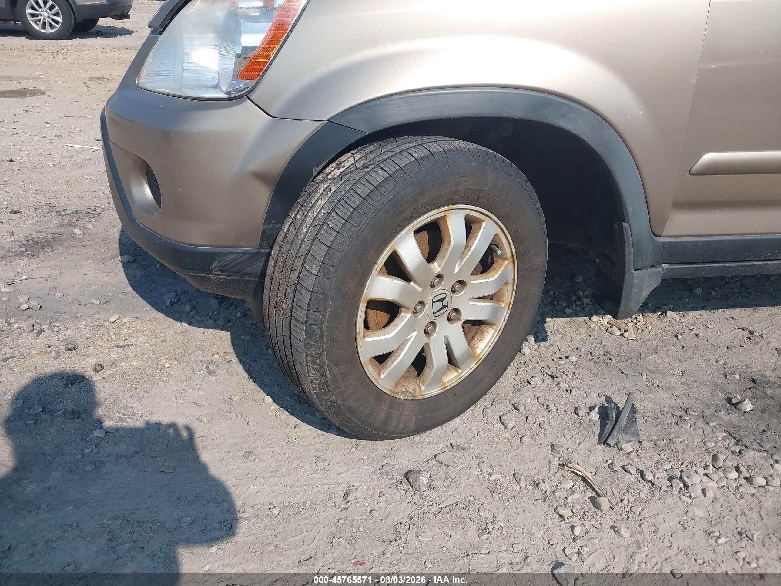 2006 Honda Cr-v Se Gold vin: JHLRD78976C013054