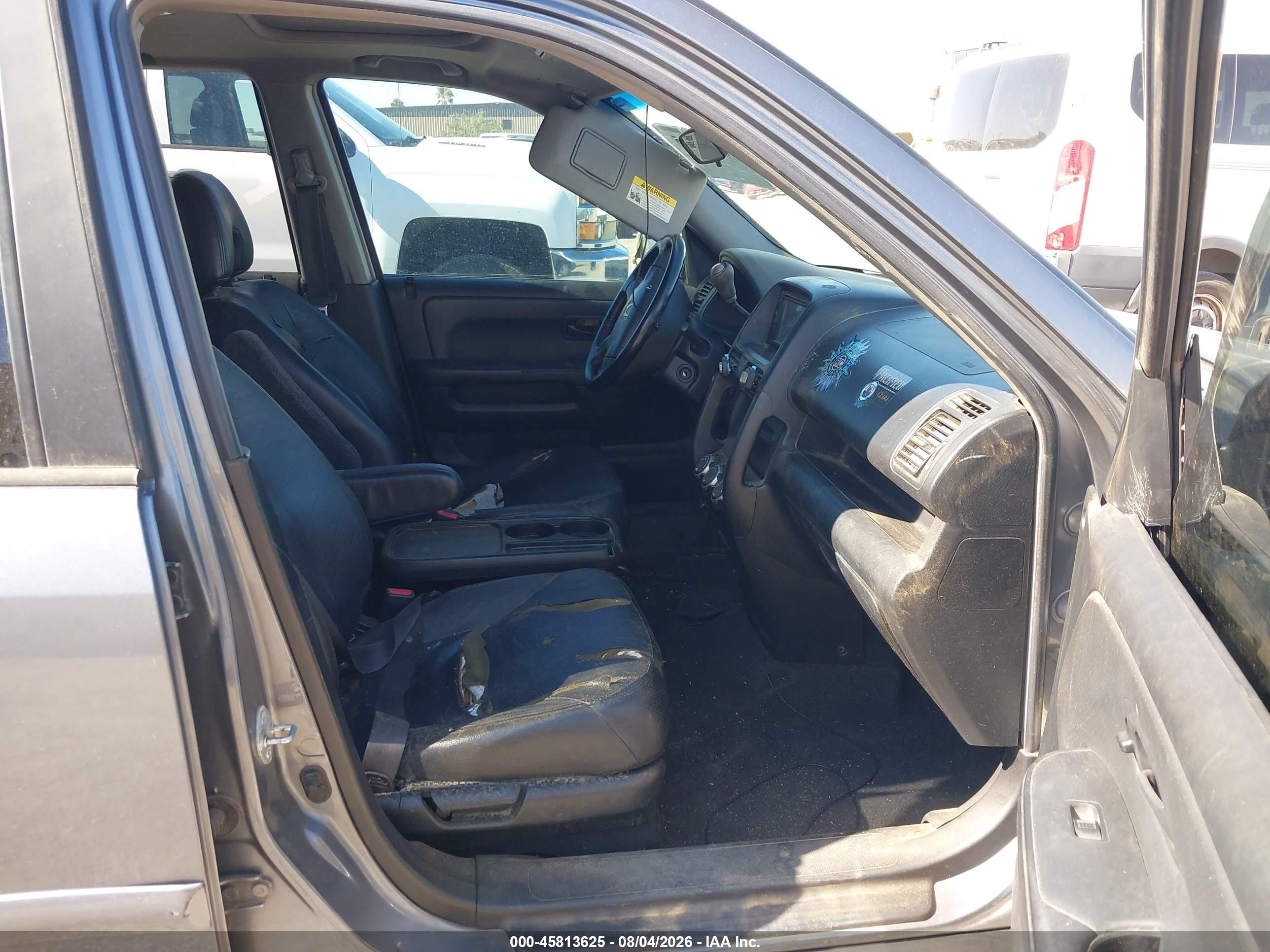 2006 Honda Cr-v Se Gray vin: JHLRD78976C019324
