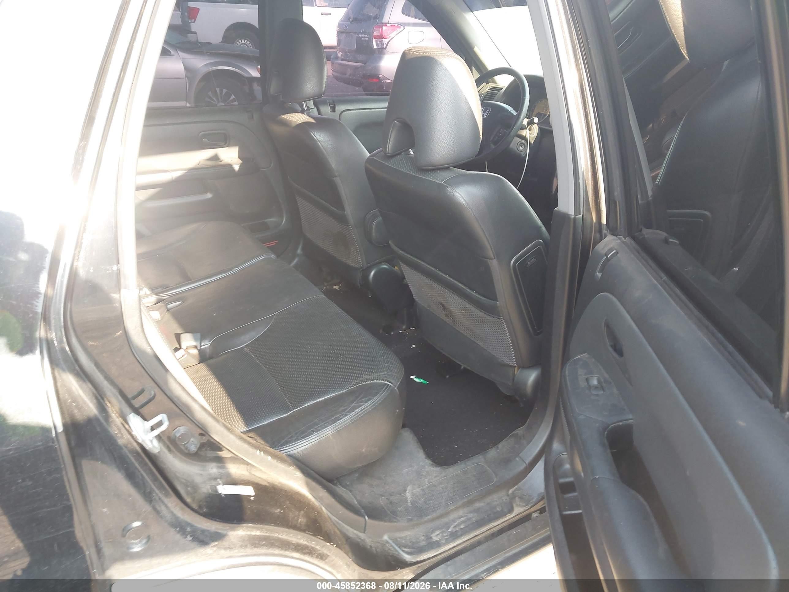2006 Honda Cr-v Se Black vin: JHLRD78976C059192