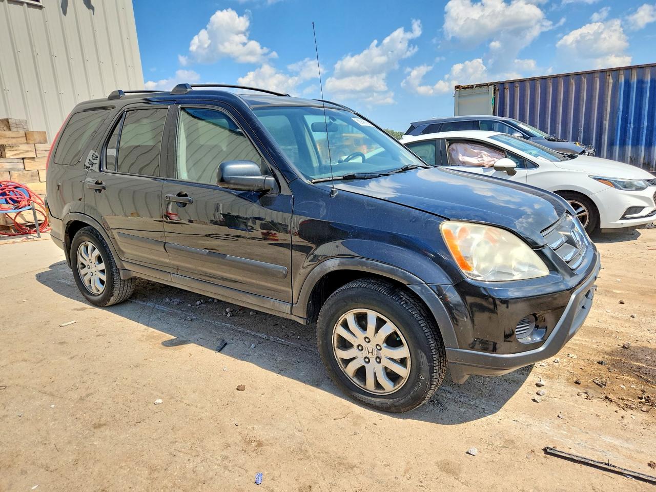 2005 Honda Cr-v Se Black vin: JHLRD78985C011473