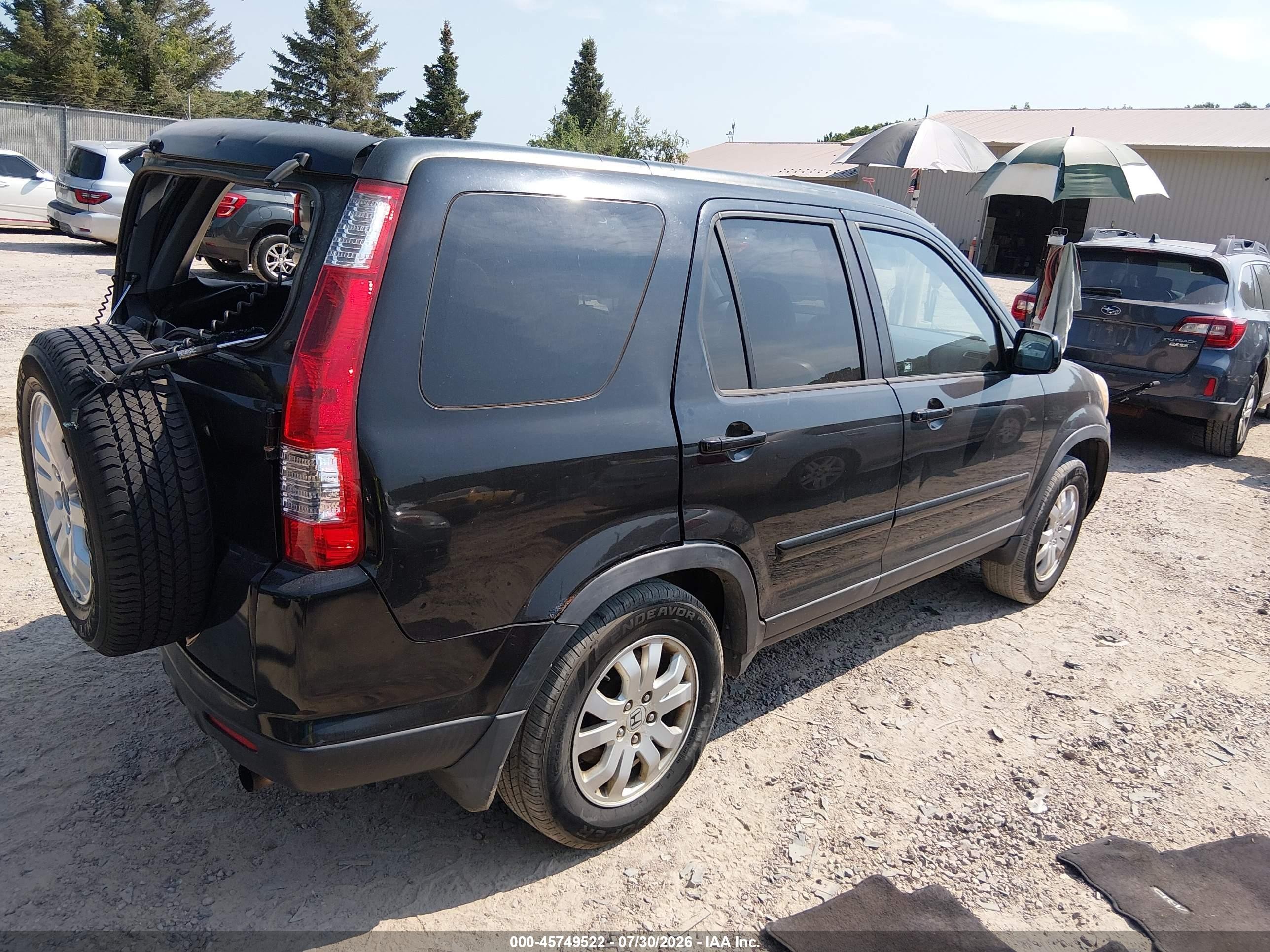 2005 Honda Cr-v Se Черный vin: JHLRD78985C044764