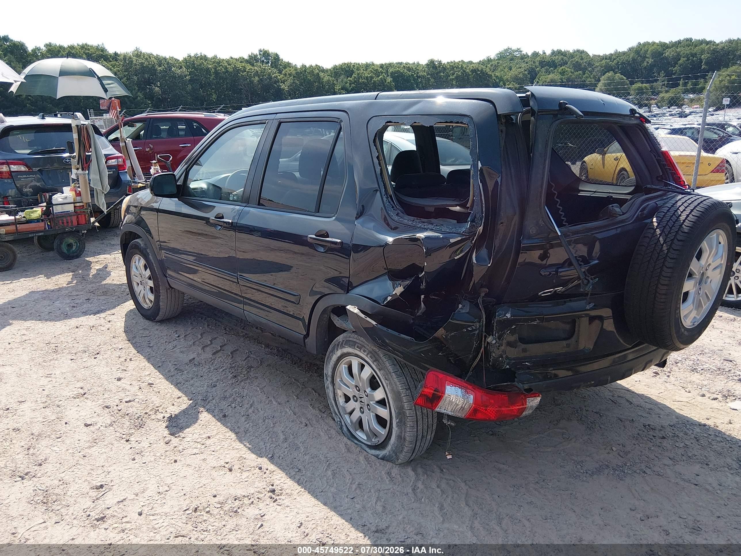 2005 Honda Cr-v Se Черный vin: JHLRD78985C044764