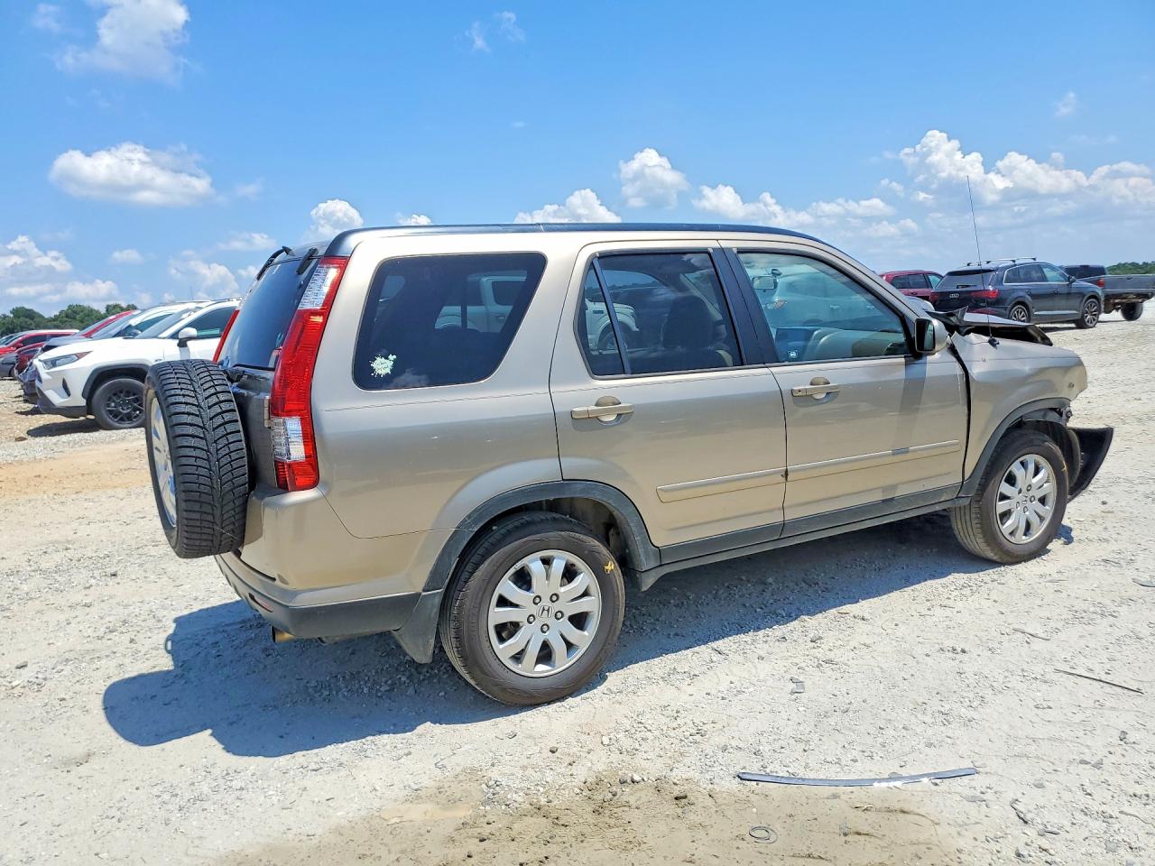 2005 Honda Cr-v Se Желто-коричневый vin: JHLRD78985C065081