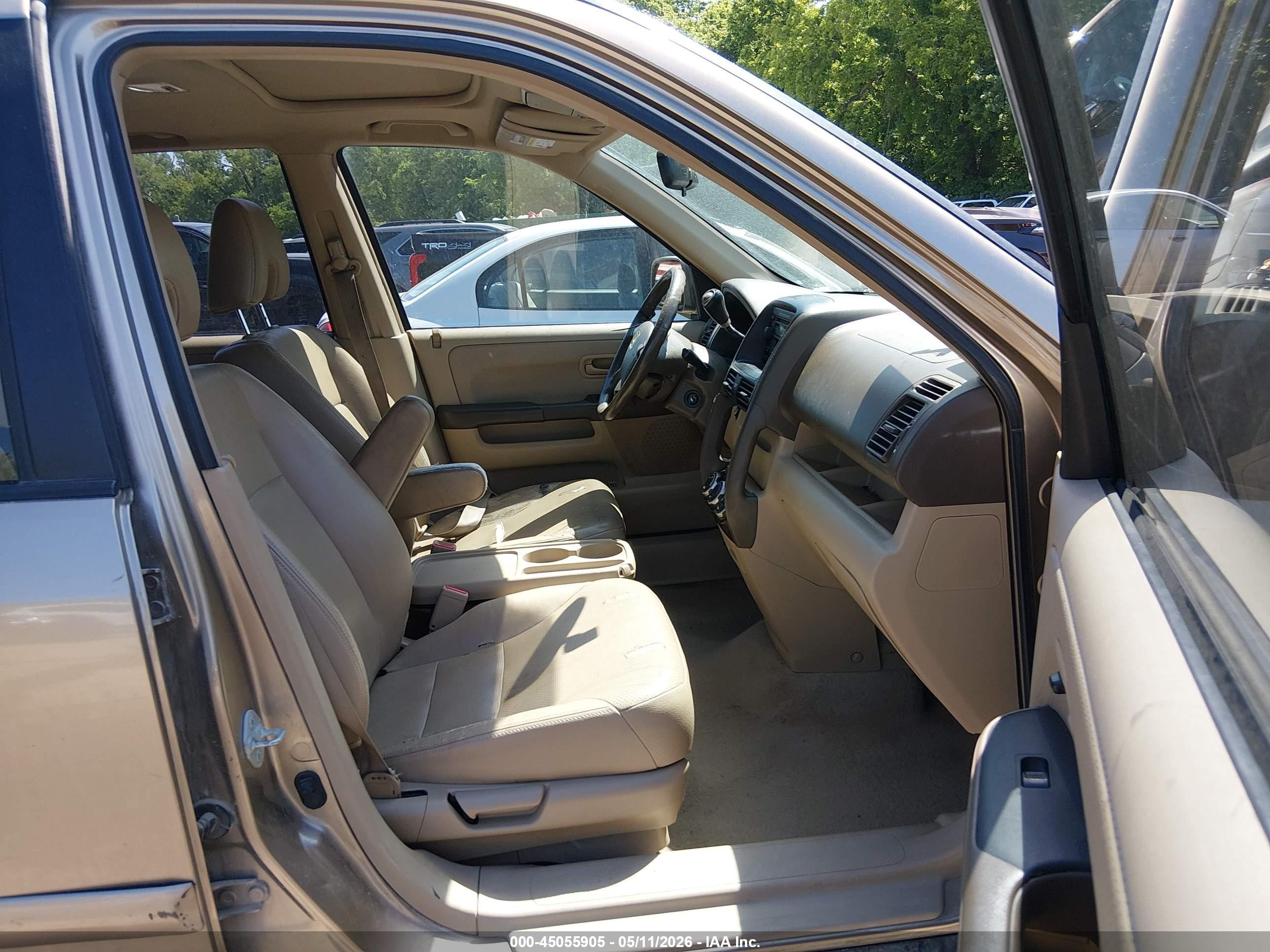 2006 Honda Cr-v Se Бежевый vin: JHLRD78986C018053