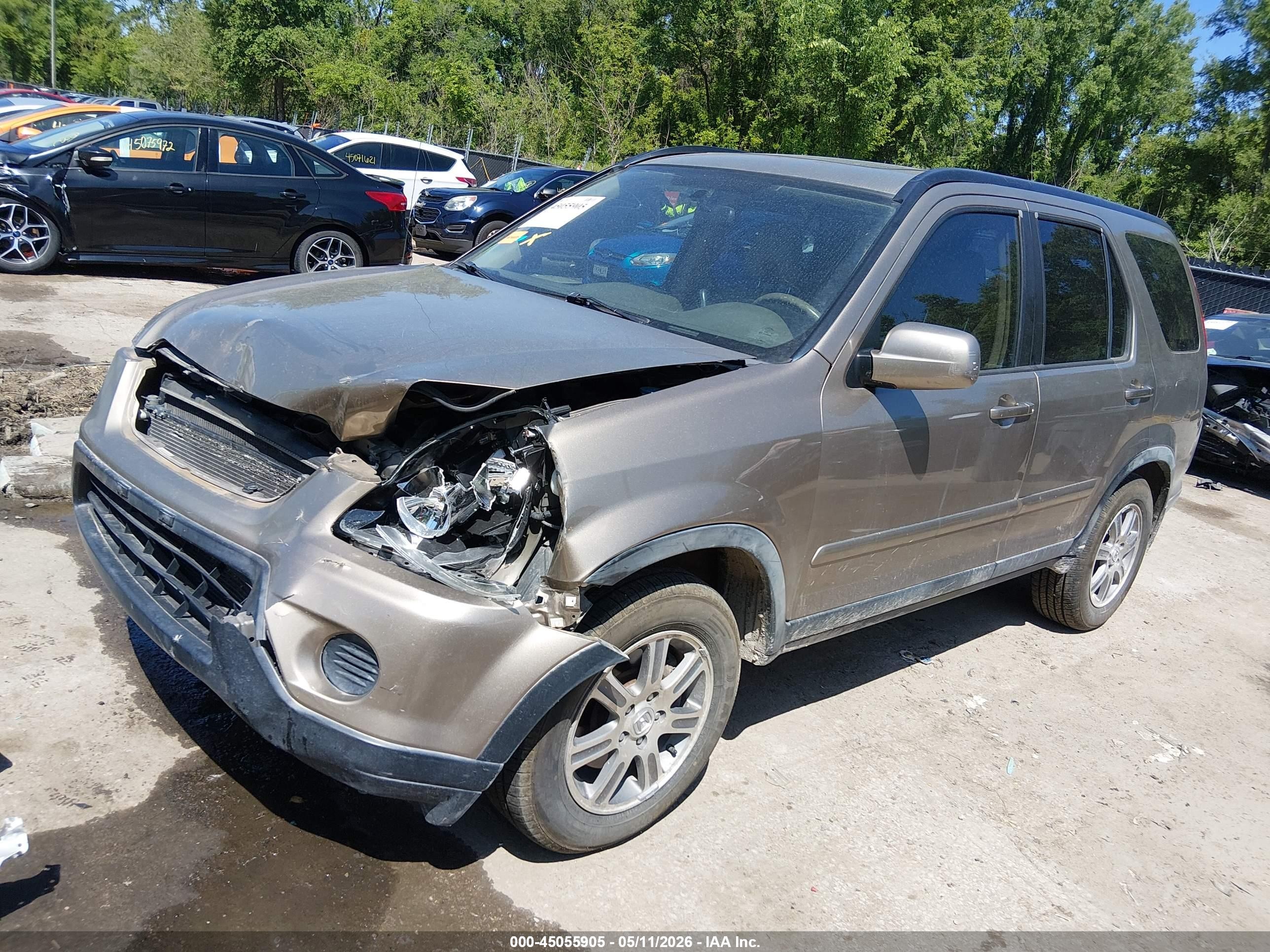 2006 Honda Cr-v Se Бежевый vin: JHLRD78986C018053