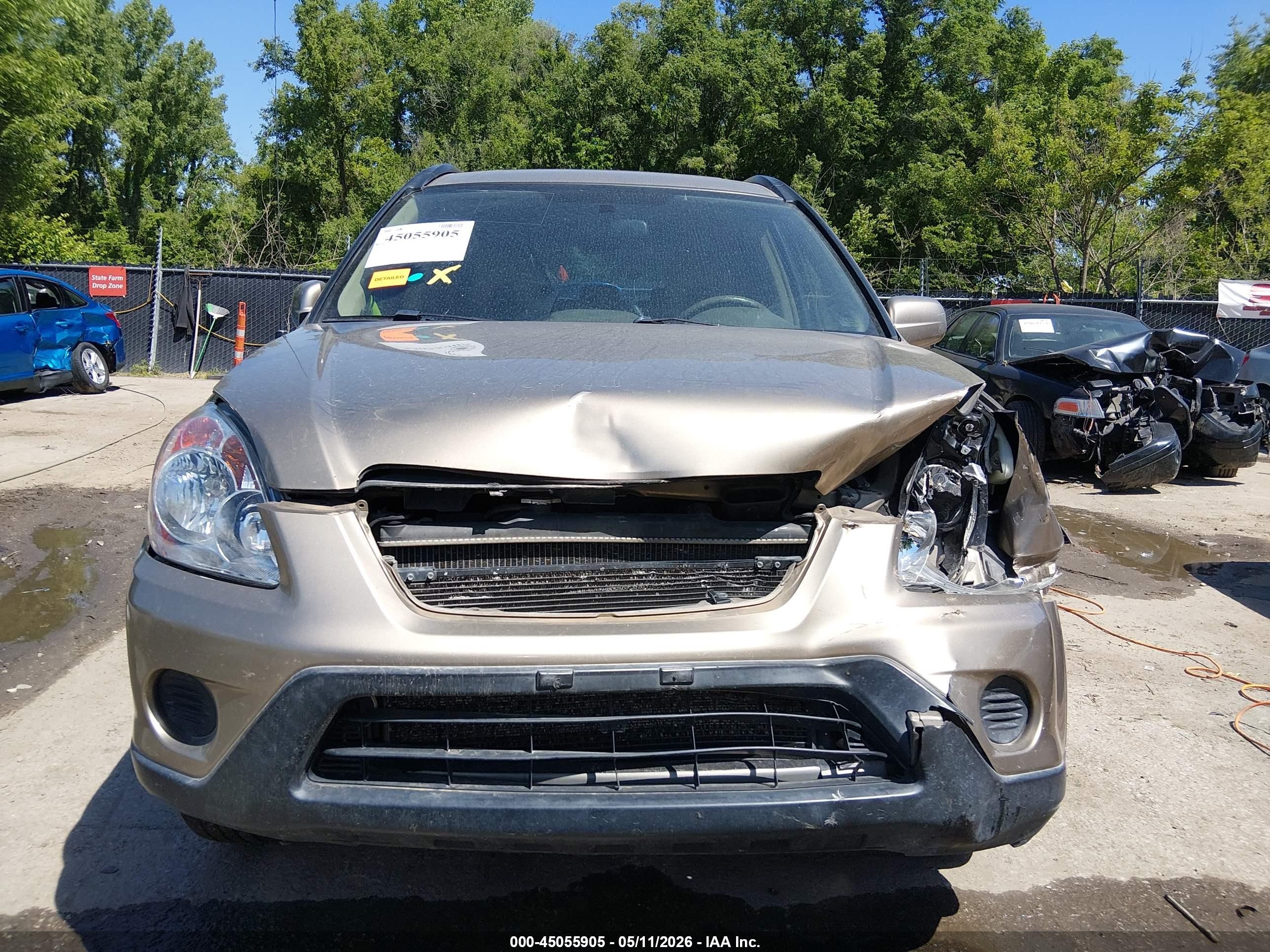 2006 Honda Cr-v Se Бежевый vin: JHLRD78986C018053