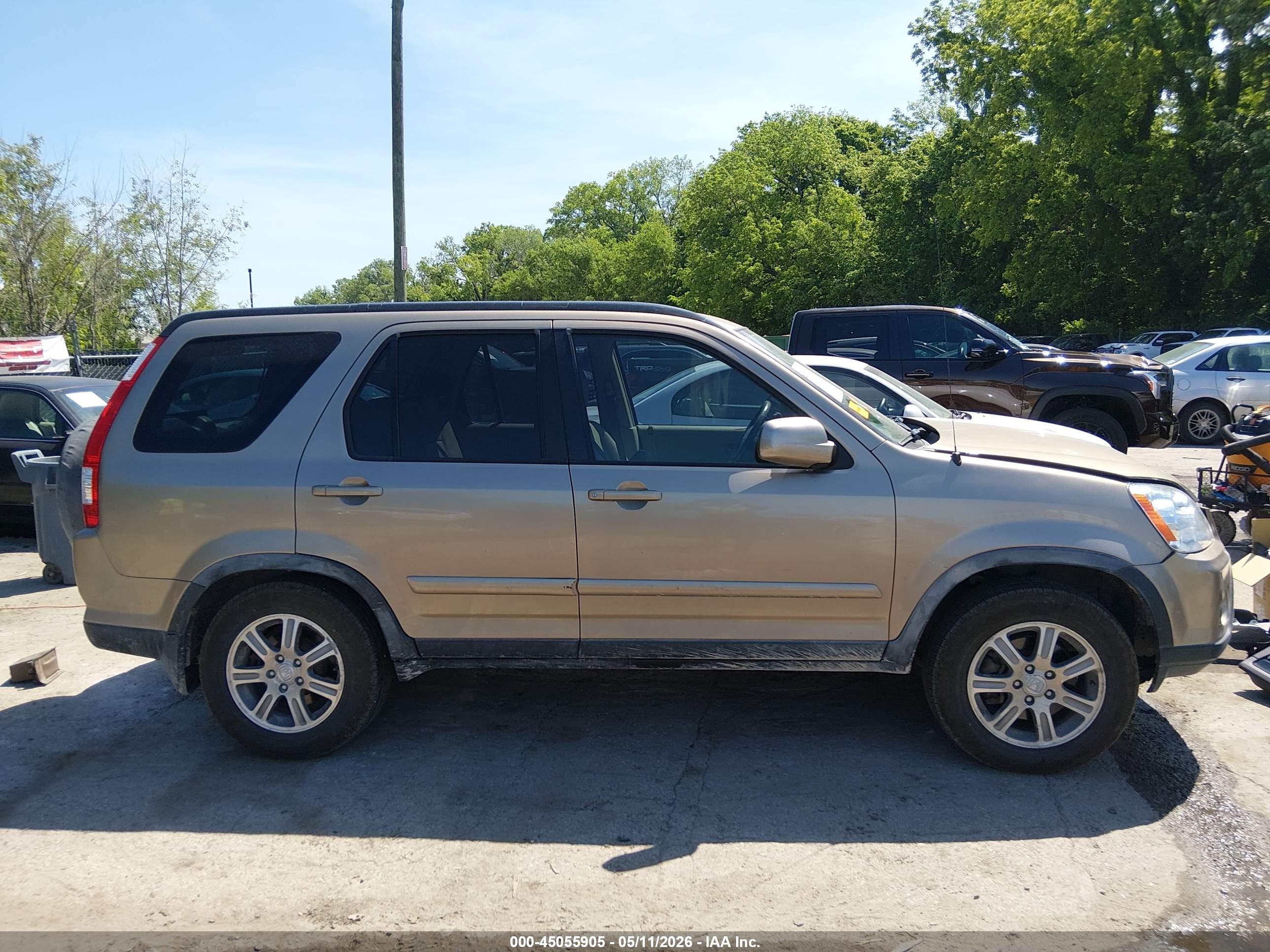2006 Honda Cr-v Se Бежевый vin: JHLRD78986C018053