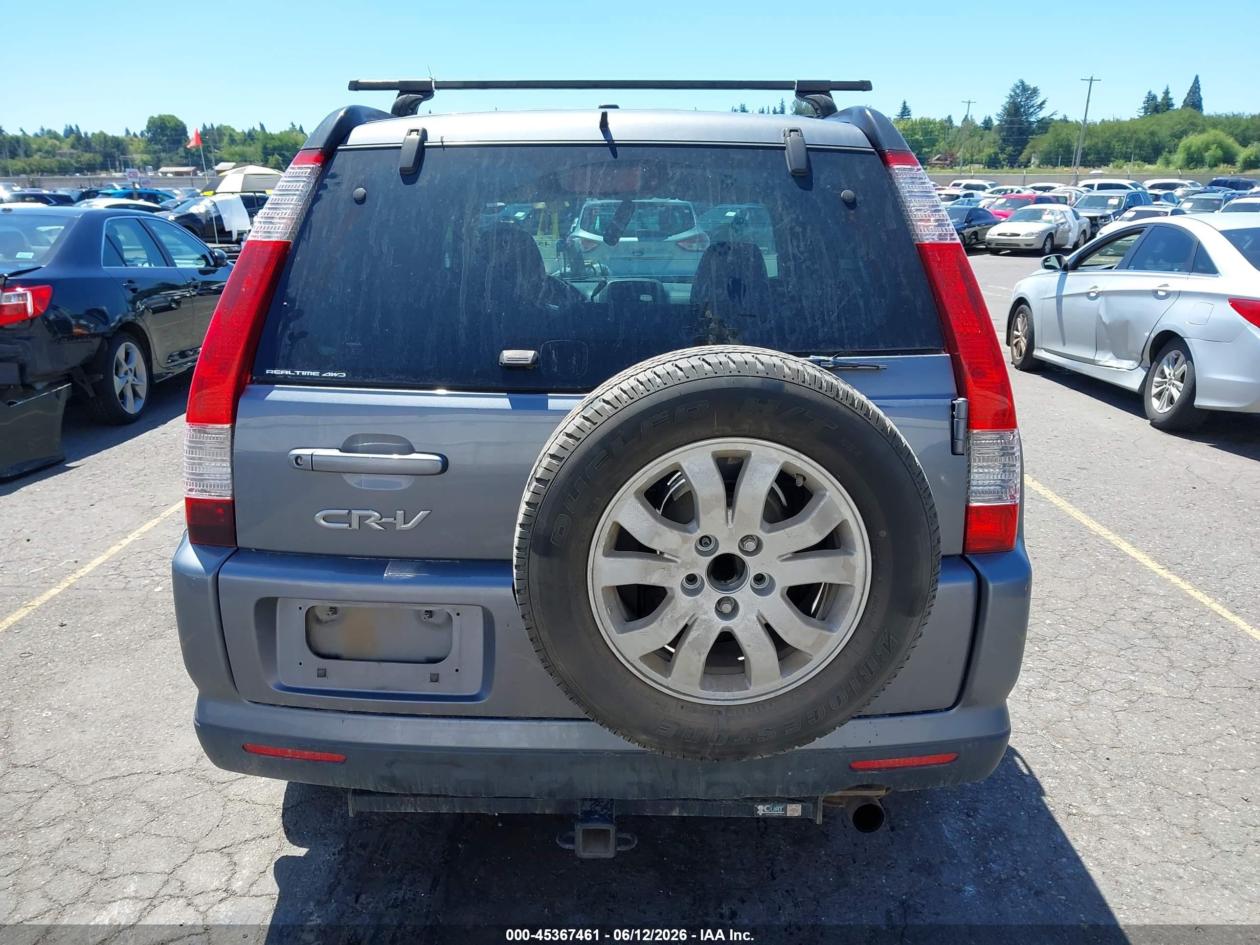 2005 Honda Cr-v Se Gray vin: JHLRD78995C020098