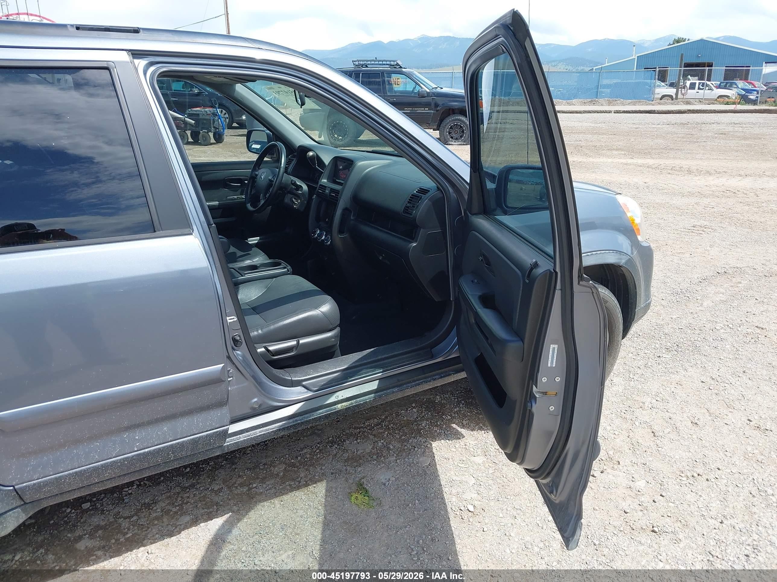 2006 Honda Cr-v Se Blue vin: JHLRD78996C014075