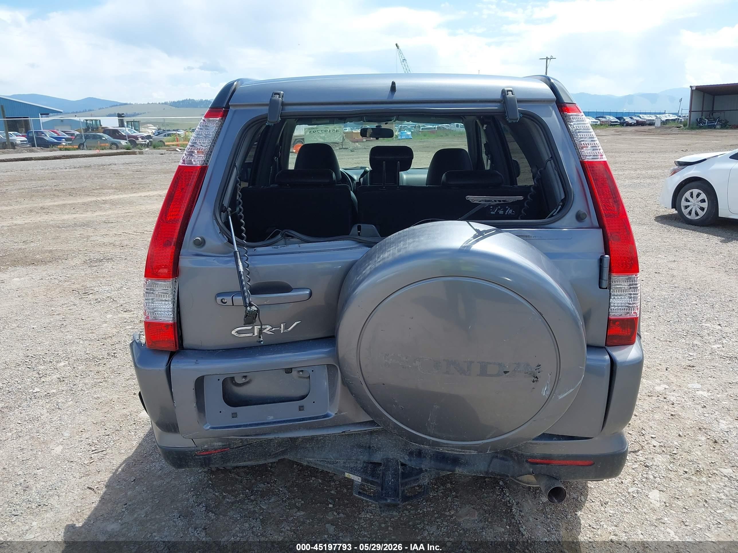 2006 Honda Cr-v Se Blue vin: JHLRD78996C014075