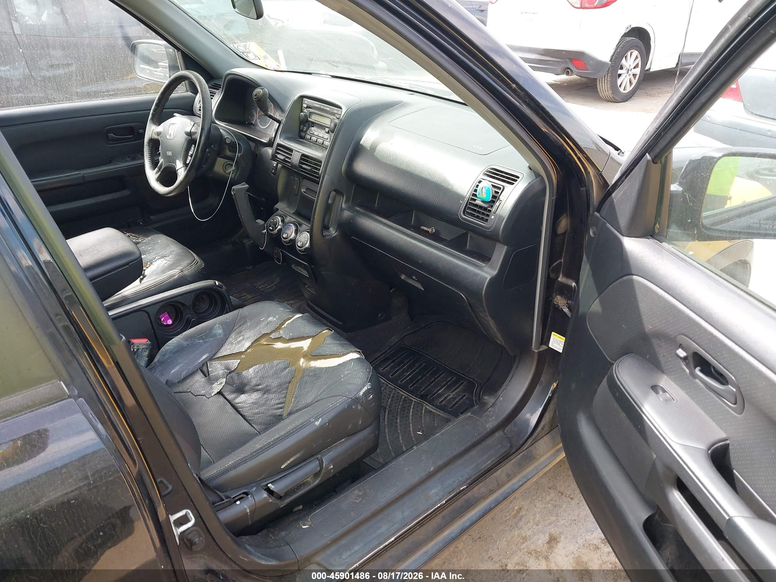 2006 Honda Cr-v Se Black vin: JHLRD78996C019650