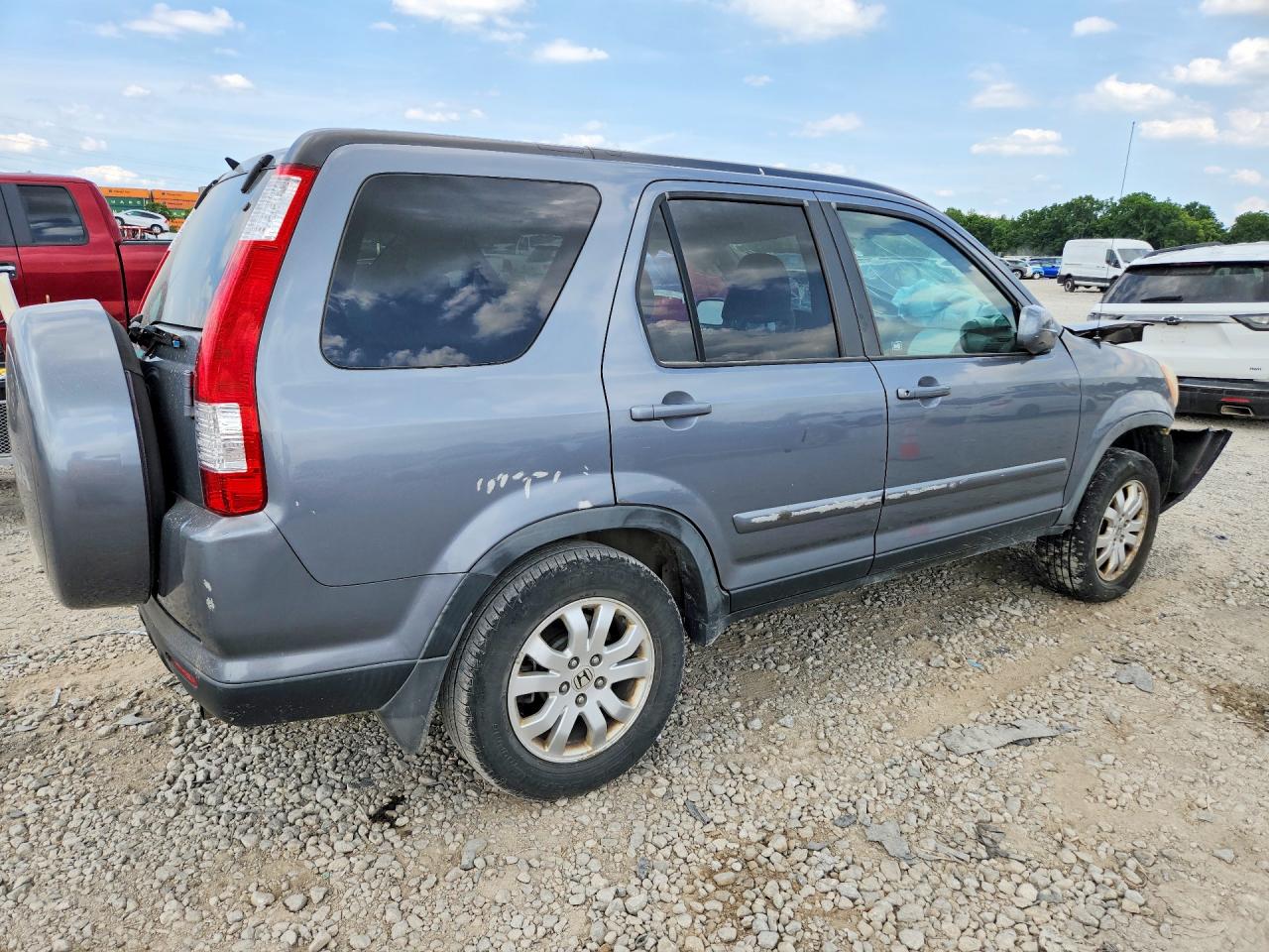 2006 Honda Cr-v Se Gray vin: JHLRD78996C024928