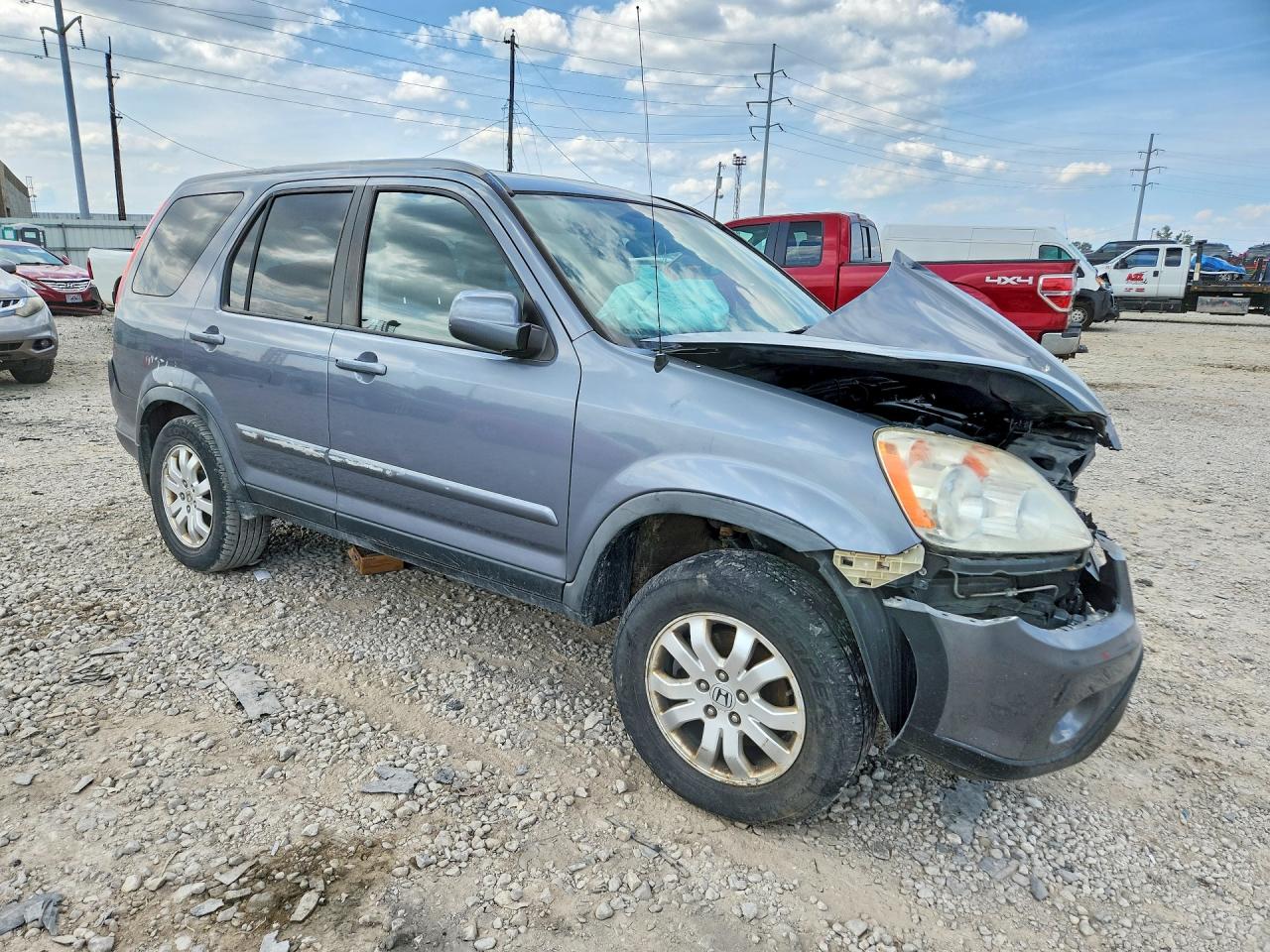 2006 Honda Cr-v Se Gray vin: JHLRD78996C024928
