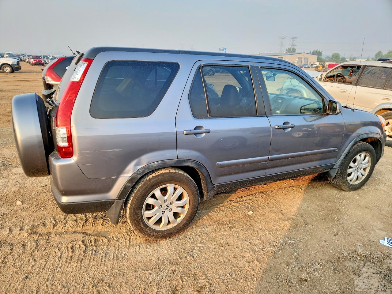 2005 Honda Cr-v Se Серый vin: JHLRD789X5C024239