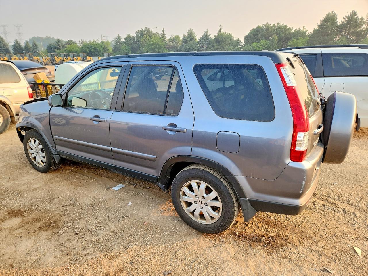 2005 Honda Cr-v Se Серый vin: JHLRD789X5C024239