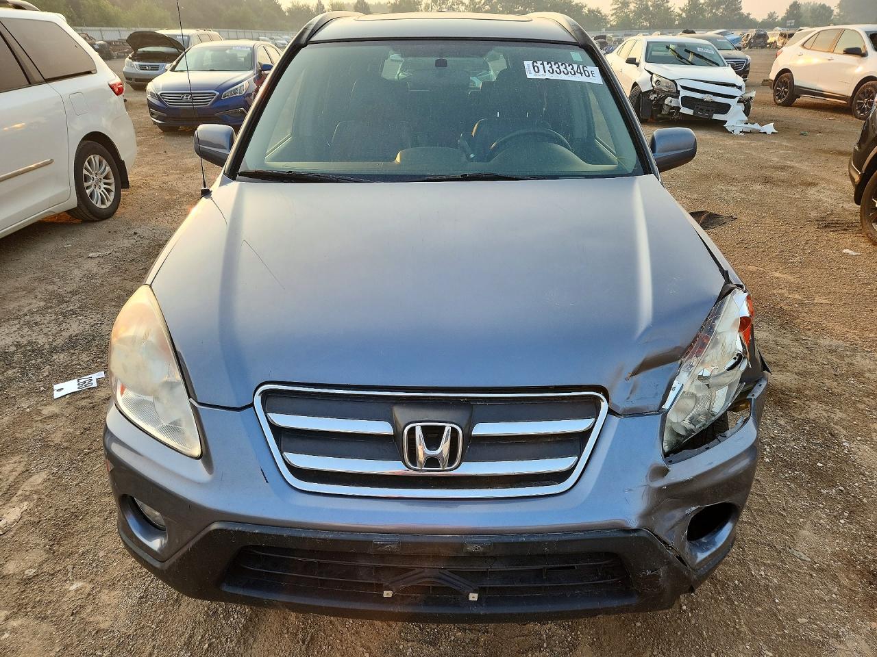 2005 Honda Cr-v Se Серый vin: JHLRD789X5C024239