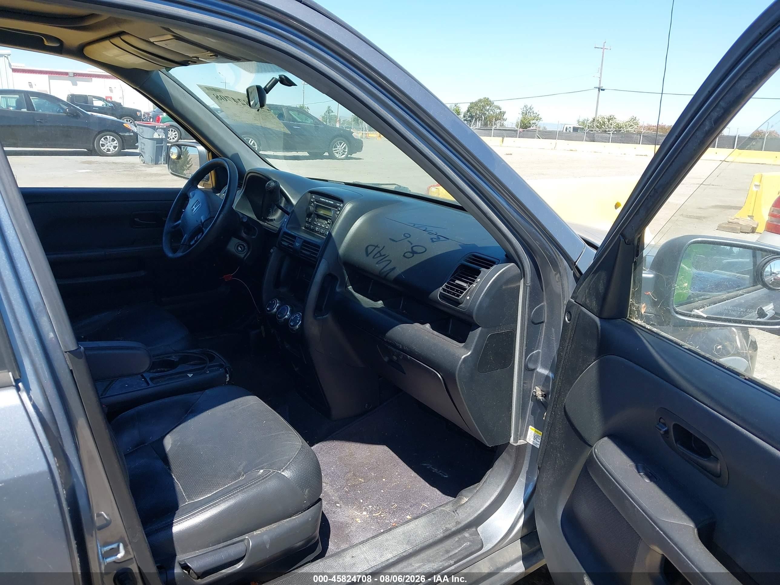 2006 Honda Cr-v Se Gray vin: JHLRD789X6C045979