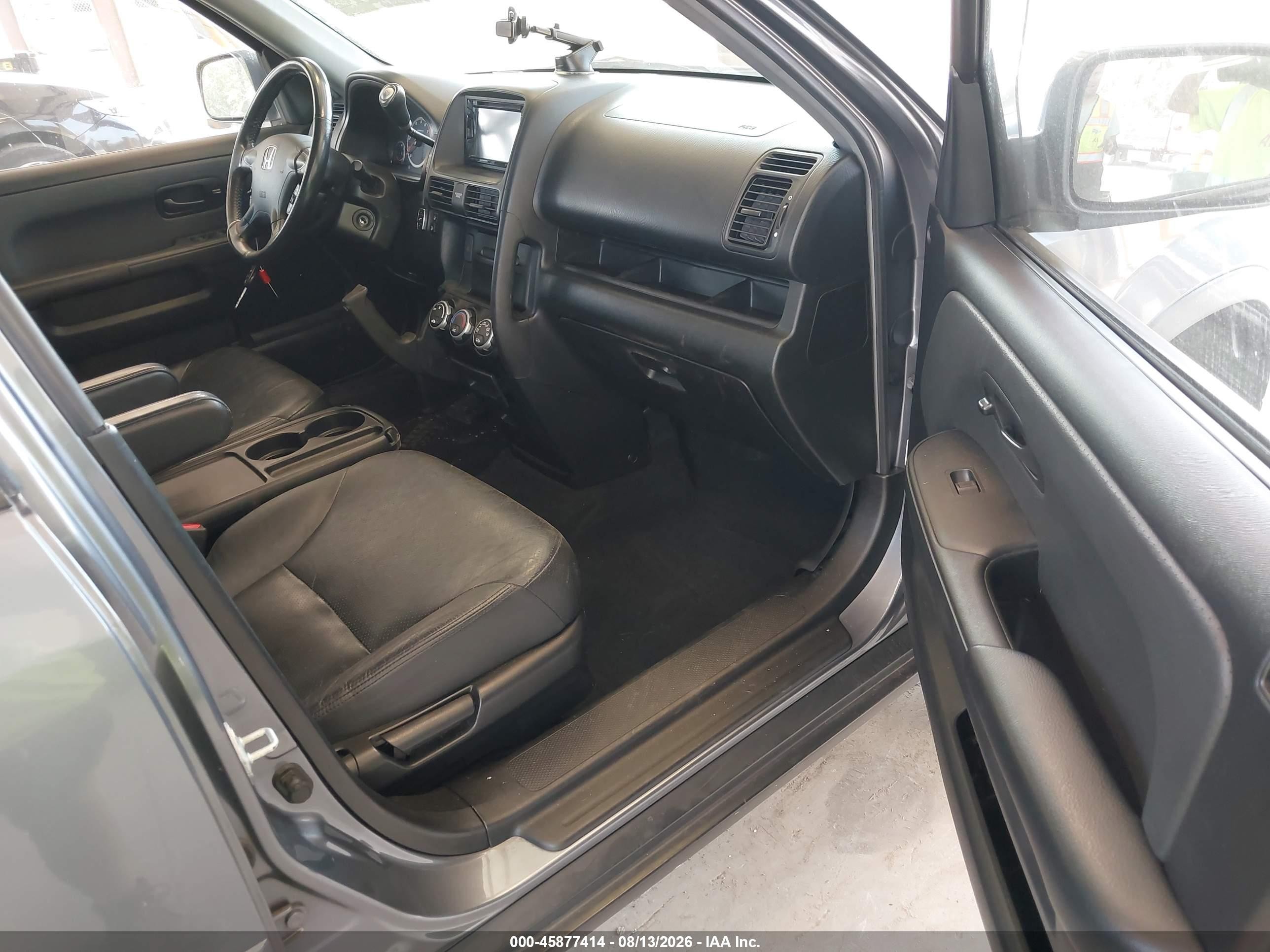 2006 Honda Cr-v Se Light Blue vin: JHLRD789X6C055556