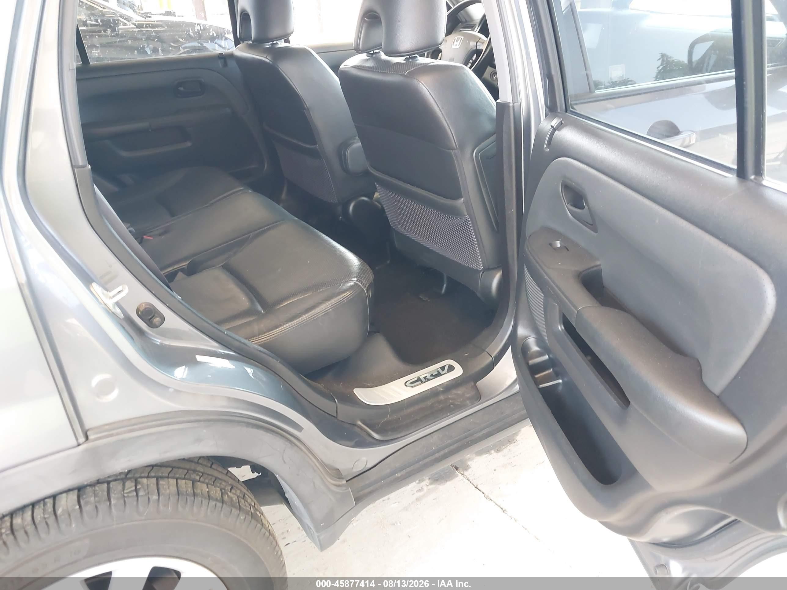 2006 Honda Cr-v Se Light Blue vin: JHLRD789X6C055556