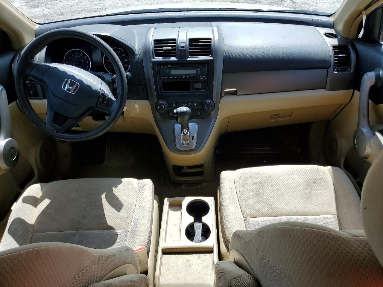 2007 Honda Cr-v Lx Tan vin: JHLRE38307C020334