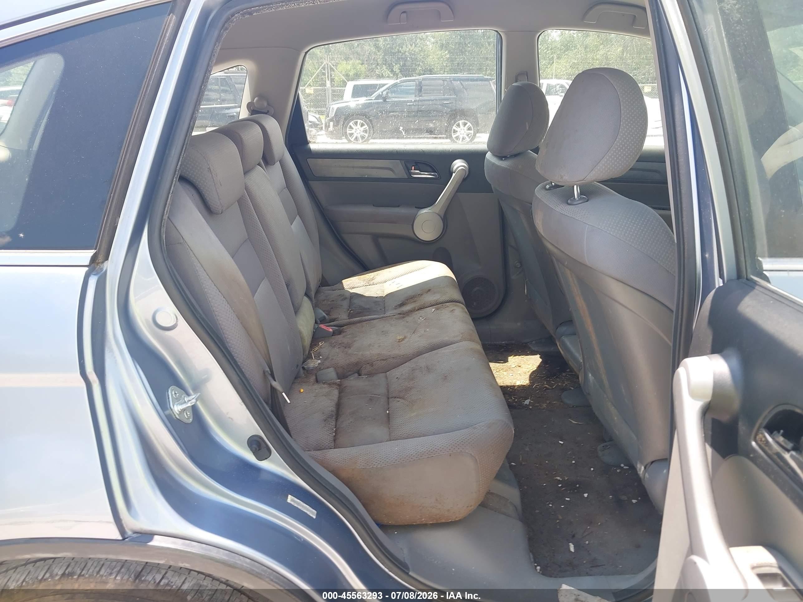 2007 Honda Cr-v Lx Blue vin: JHLRE38307C024237