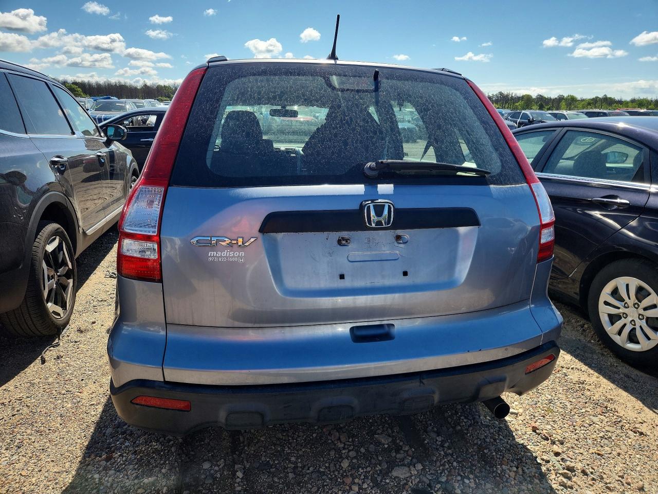 2007 Honda Cr-v Lx Blue vin: JHLRE38307C025808