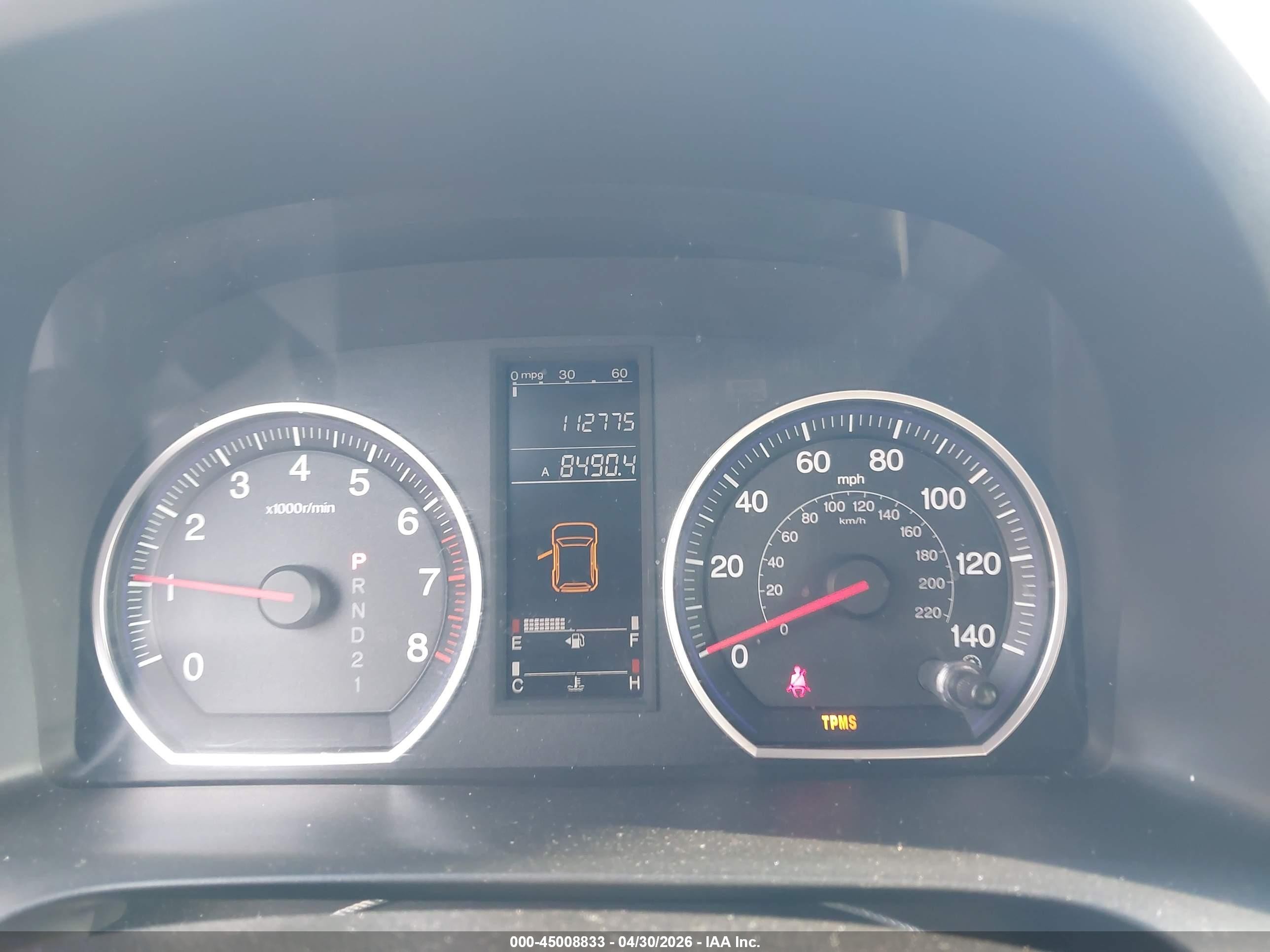 2007 Honda Cr-v Lx Blue vin: JHLRE38307C034525
