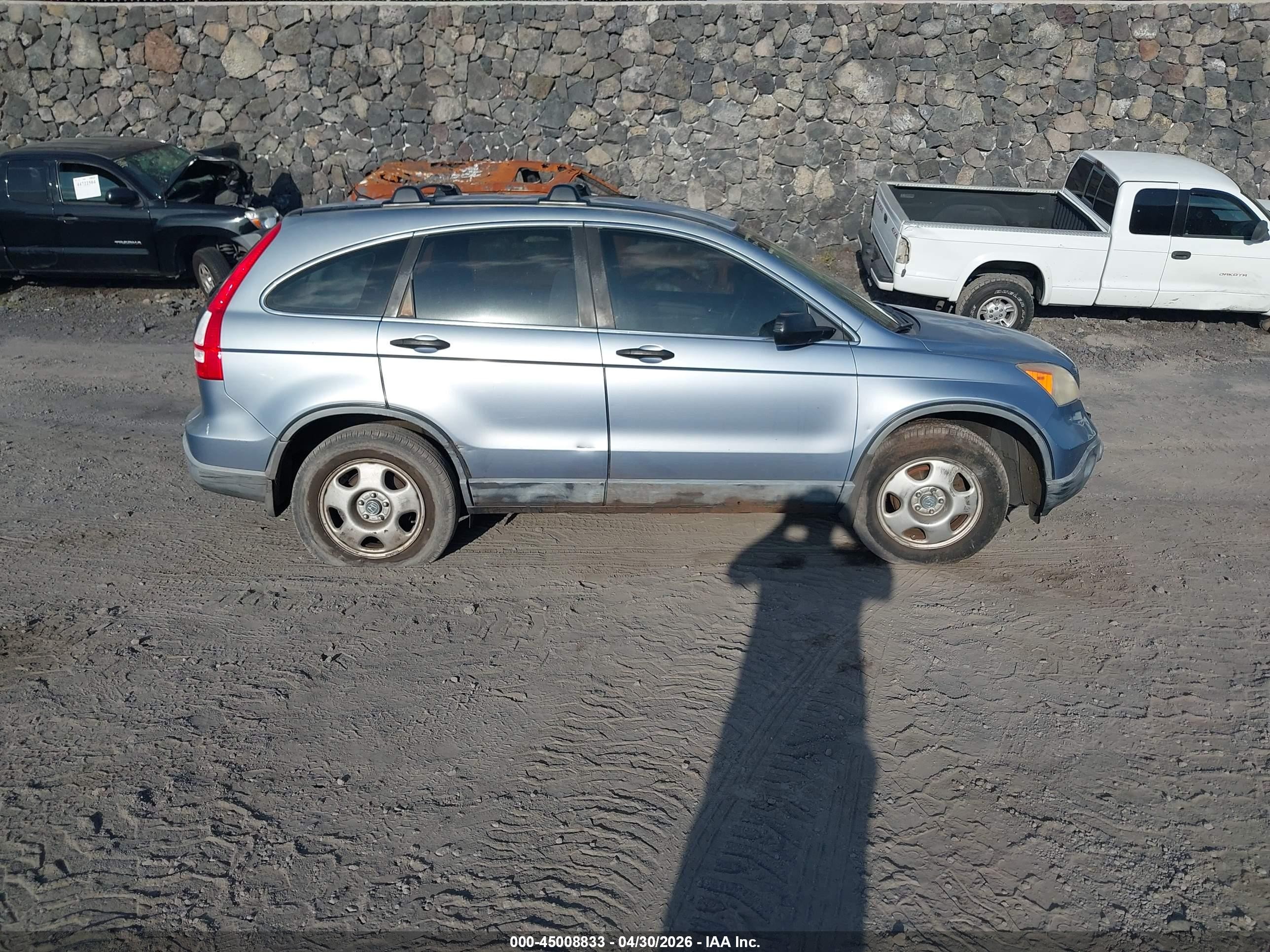 2007 Honda Cr-v Lx Blue vin: JHLRE38307C034525
