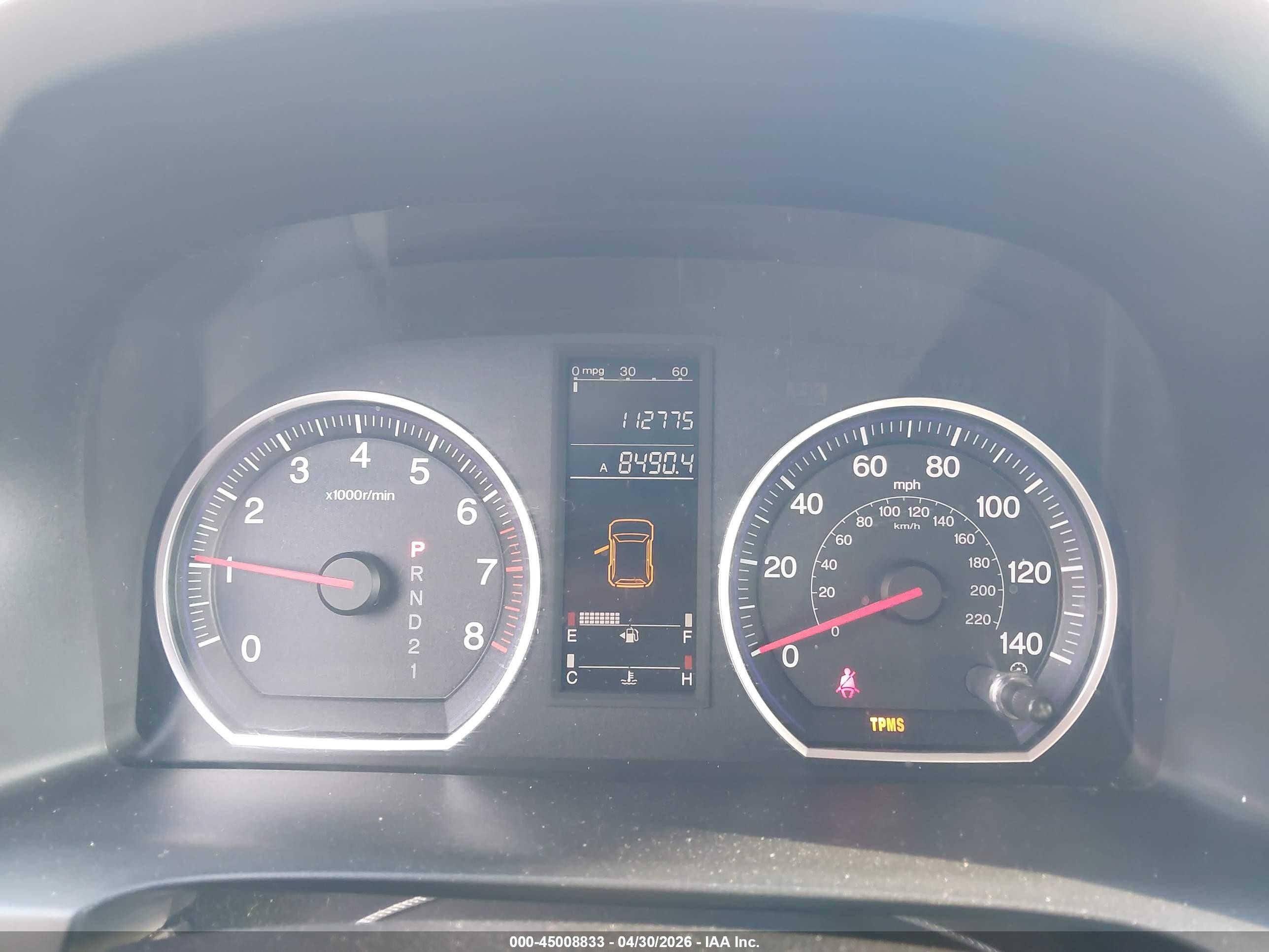 2007 Honda Cr-v Lx Blue vin: JHLRE38307C034525