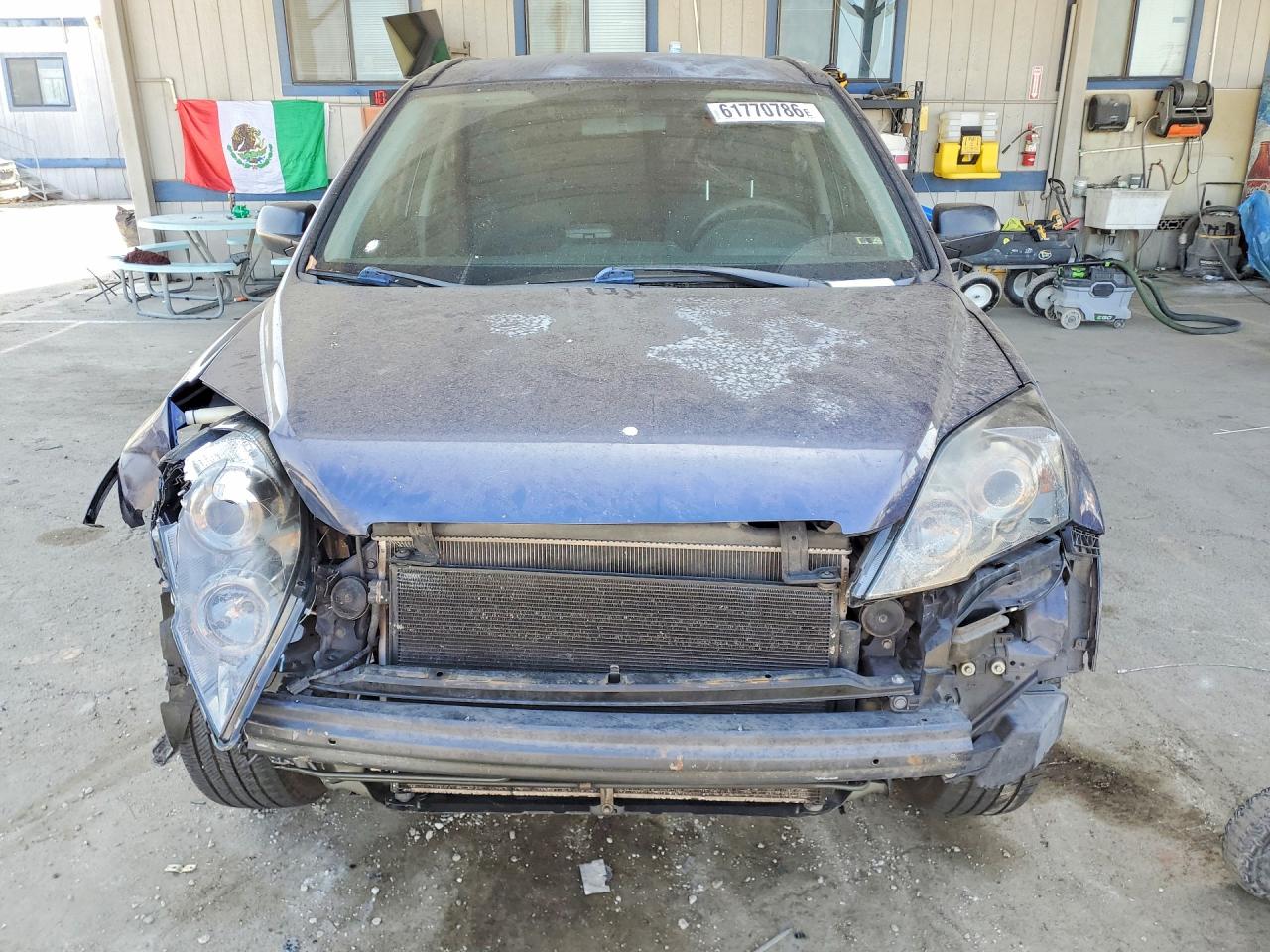 2008 Honda Cr-v Lx Blue vin: JHLRE38308C027818