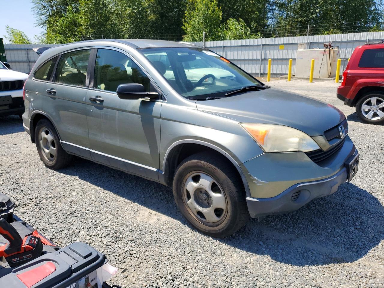 2008 Honda Cr-v Lx Gray vin: JHLRE38308C041444
