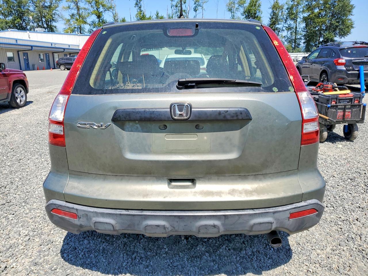 2008 Honda Cr-v Lx Gray vin: JHLRE38308C041444
