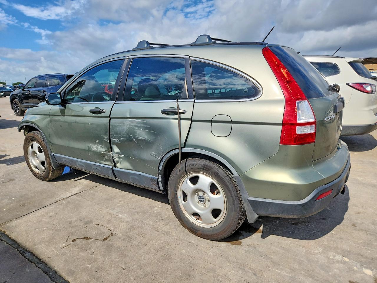 2008 Honda Cr-v Lx Gray vin: JHLRE38308C054534