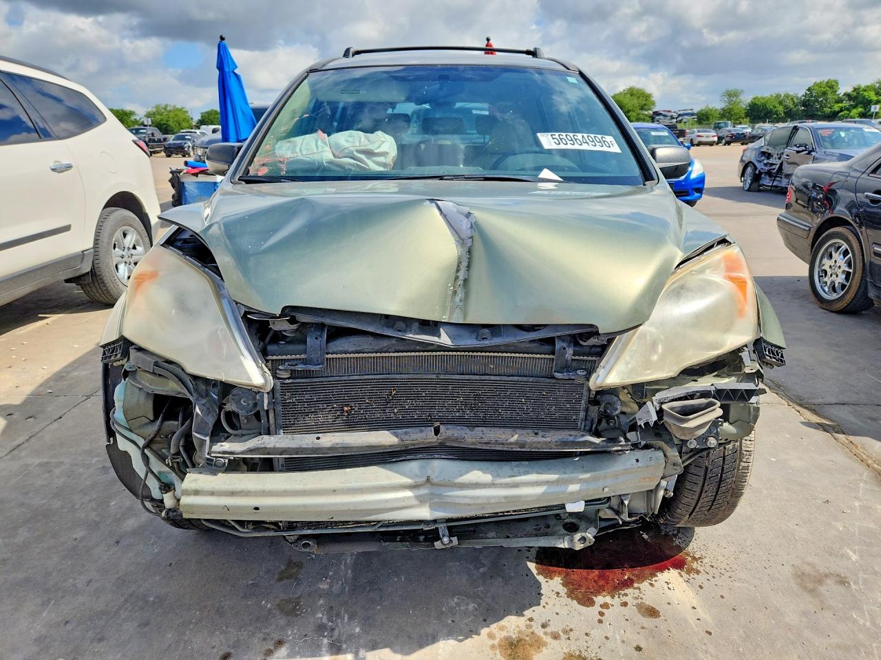 2008 Honda Cr-v Lx Gray vin: JHLRE38308C054534