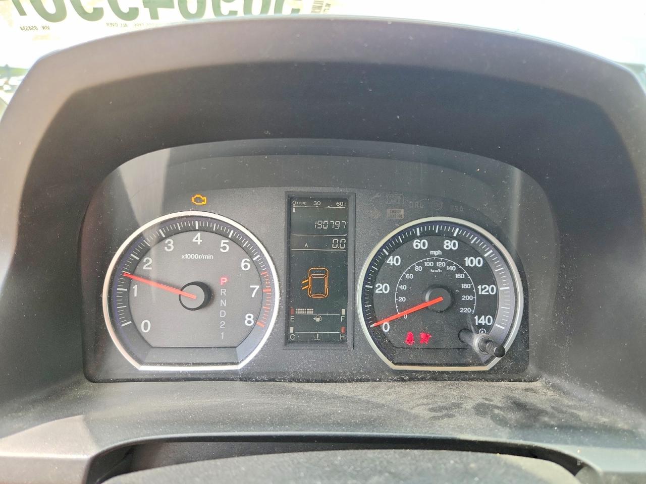 2008 Honda Cr-v Lx Gray vin: JHLRE38308C054534