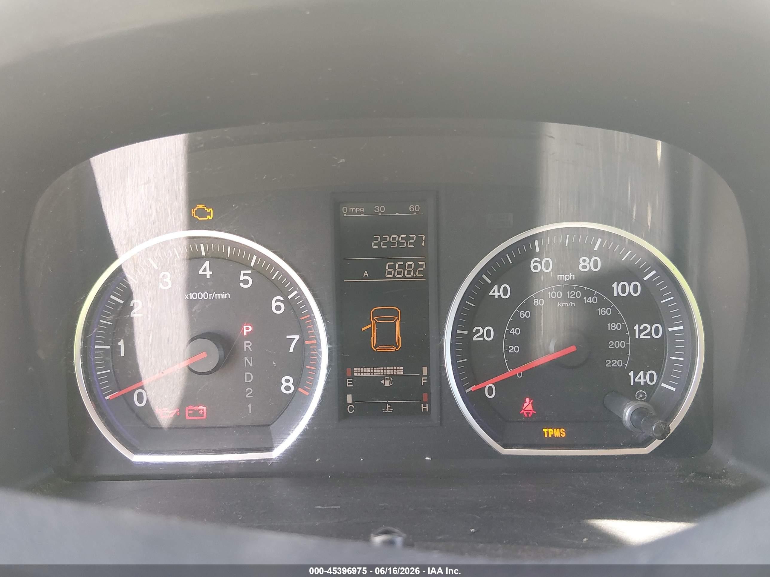 2009 Honda Cr-v Lx White vin: JHLRE38309C002421